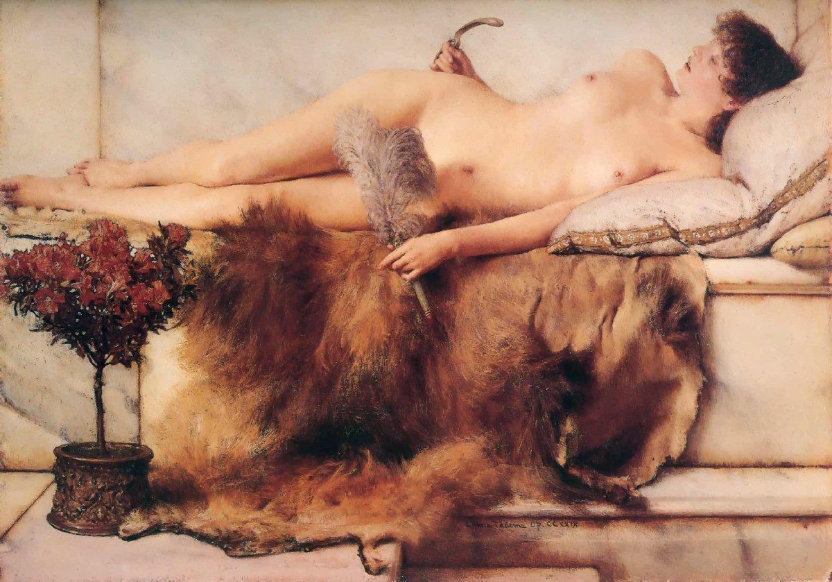 Sir Lawrence Alma-Tadema In the Tepidarium